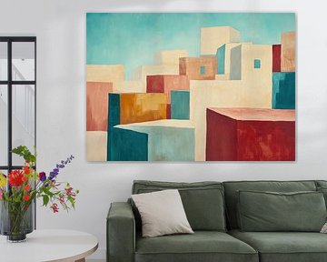 Echoes of Ancient Walls by Abstract Painting