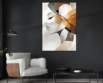 Vrouw | Geometric Dream van Zen en Meer