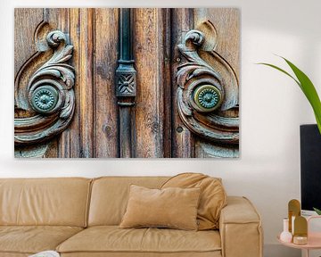 Wooden door by Dieter Walther
