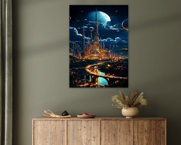 De stad van licht en schaduw