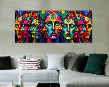In the stream of fragments - A panorama of luminous glances between memory, dissolution and the silent presence of Cubism by AidasignArt