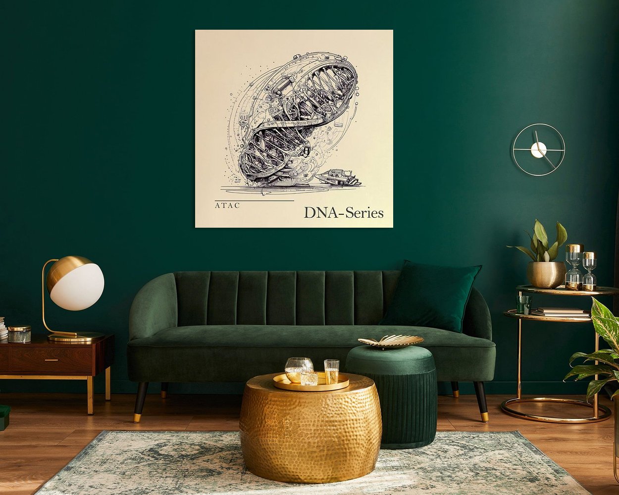 Example of the artwork in a room