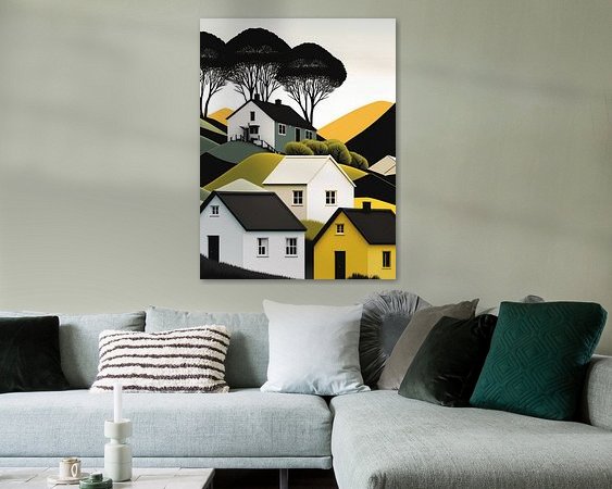 Example of the artwork in a room