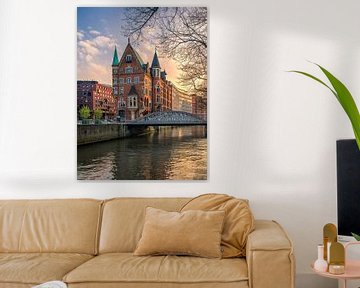 Speicherstadt in Hamburg, Deutschland von Michael Abid