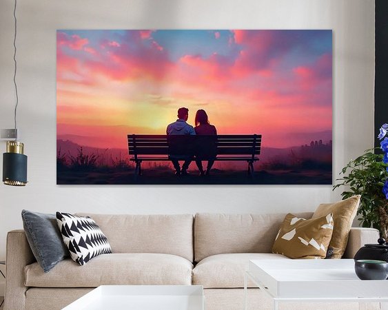 Example of the artwork in a room