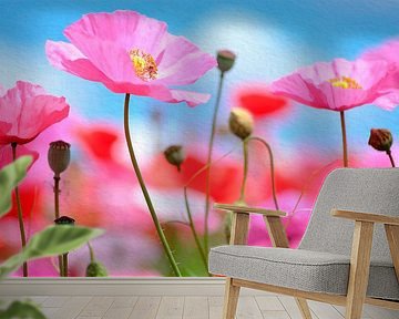 Sommermohnfeld von Studio Pieternel