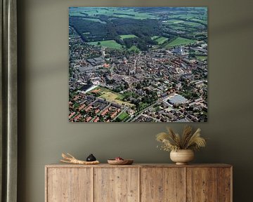 1990 : Photographie aérienne historique de la commune de Barneveld sur Frans Rombout
