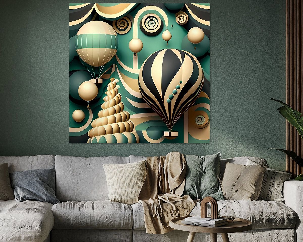 Example of the artwork in a room