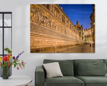 Dresden - Processie van prinsen op het blauwe uur van t.ART