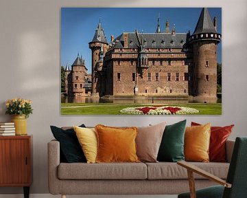 De Haar castle and castle garden in Haarzuilens | Utrecht | Holland | Europe by Rebecca van der Schaft