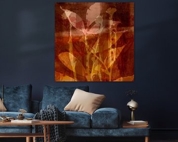 Terra-Tinted plantenmotieven, geïnspireerd op de jaren 70 van Dina Dankers