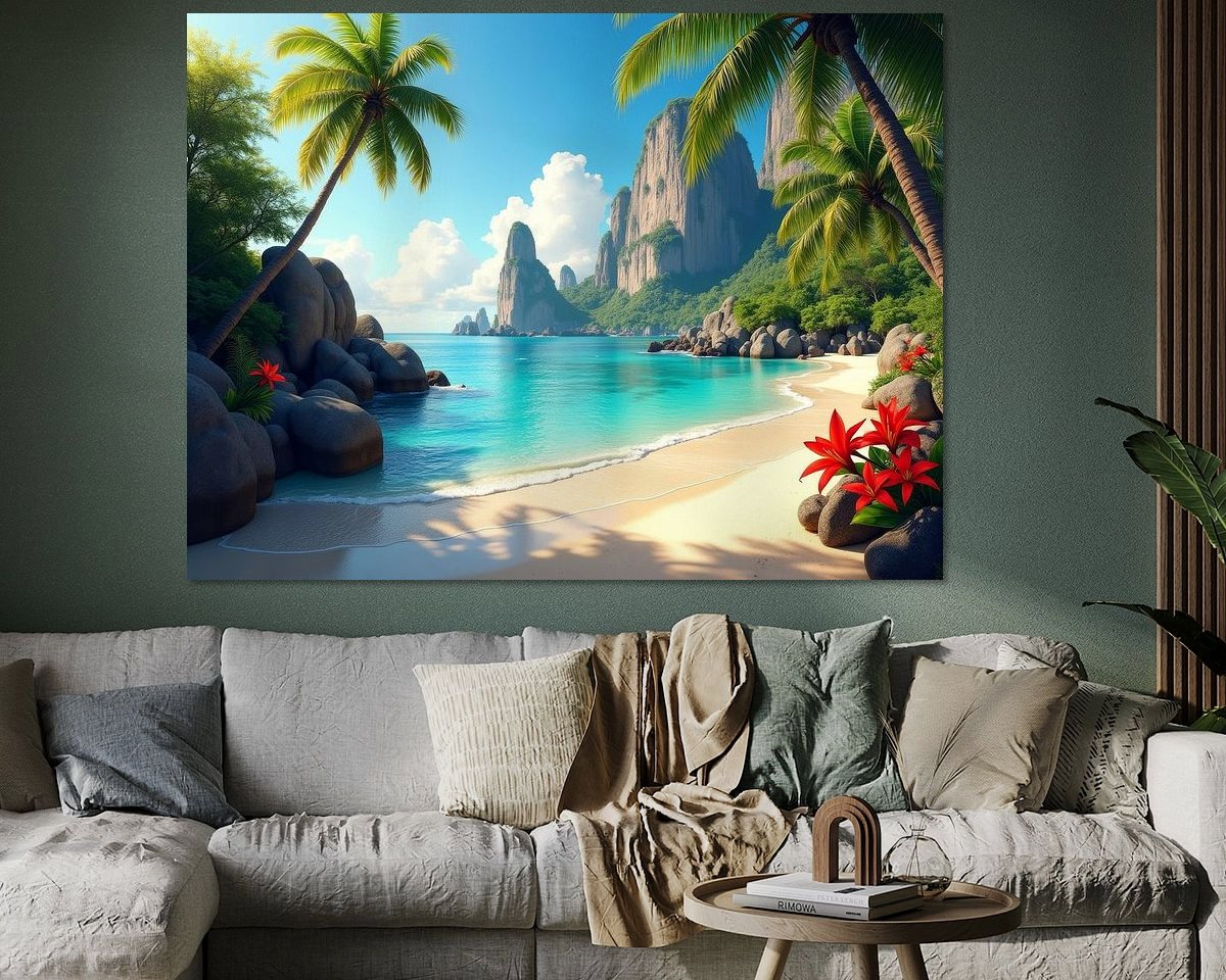 Example of the artwork in a room