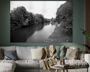 Uitzicht op de Hase en de rivieroever van Bianca Meyering Fotos - BMF