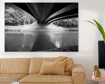 Uitzicht onder de brug op de Hase van Bianca Meyering Fotos - BMF