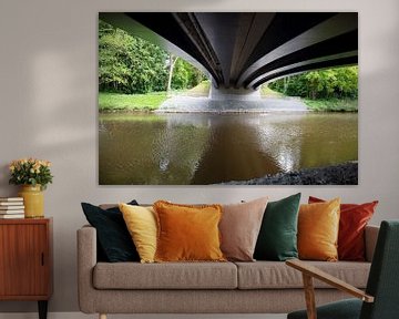 Uitzicht onder de brug op de Hase van Bianca Meyering Fotos - BMF