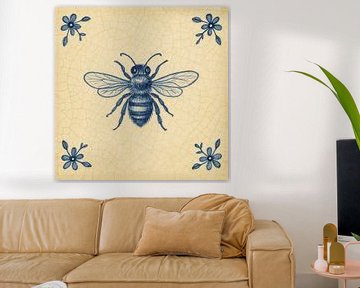 De Blauwe Bij – Delfts Blauw met een Knipoog van Marijke Trienekens