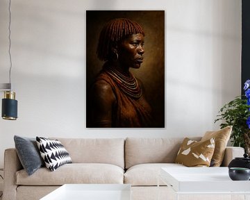 Kracht en Traditie – portret van een Hamar-vrouw van But First Framing