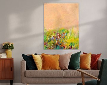 Weide charme en bloemen van Claudia Gründler