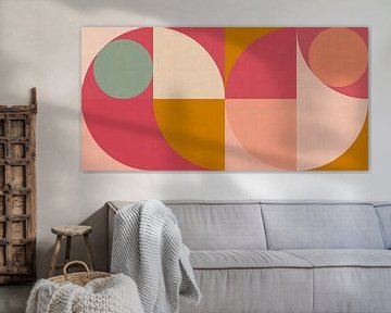 Mid-Century stijl op papiertextuur van Dina Dankers
