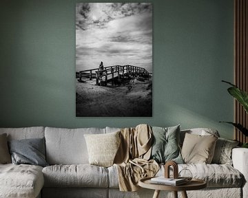 Wooden bridge in Sankt Peter-Ording by Danny Finch