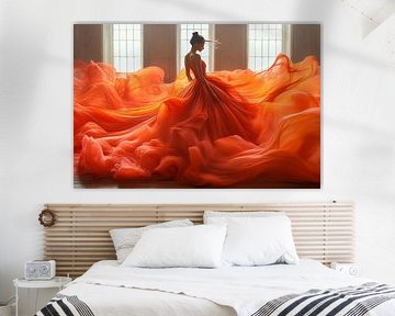 malerisches, spirituelles Bild der Frau von Egon Zitter
