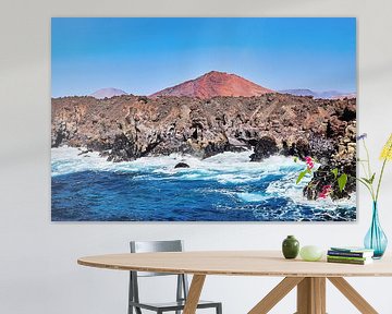 Nationaal park Timanfaya, Lanzarote van Martin Opladen