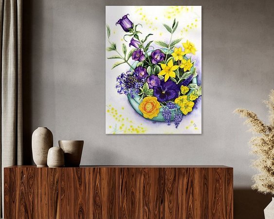 Example of the artwork in a room