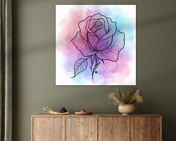 Etherische bloei van Artistic