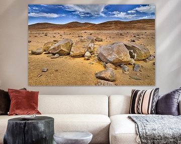 Landschaft in der trostlosen Atacama-Wüste von Chris Stenger