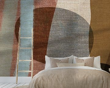 70er Jahre Farben mit grafischen Linien und Formen von Dina Dankers