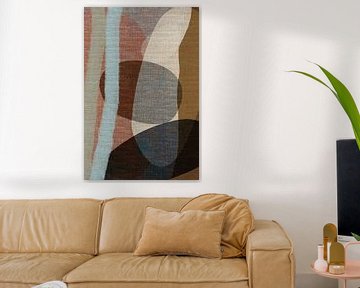 Kleuren uit de jaren 70 met grafische lijnen van Dina Dankers
