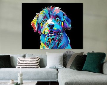 Multicoloured dog 1