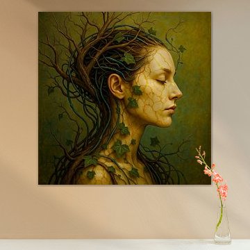 Faces of light: Where memory takes root by Klaus Tesching - Art-AI