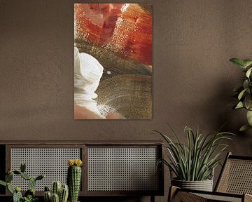 Abstract '' Tussentijd '' van Sara Haver