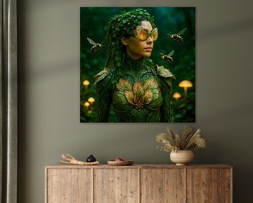 Gesichter des Lichts: Die Botanautin zwischen Blattgold und Summen