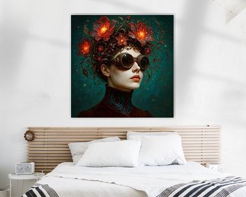 Gesichter aus Licht und Eisen – zwischen Blüte, Blick und Kosmos