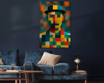 Kubistische Karakterkop – kleur in perfectie gevangen van But First Framing