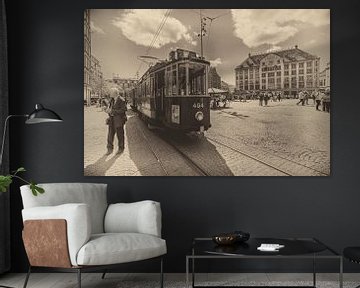 Straßenbahn auf dem Dam-Platz von Humphry Jacobs