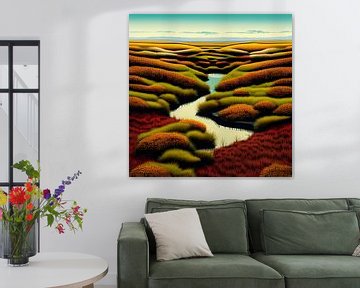 Herfststroom sereniteit van Vythryd Arts