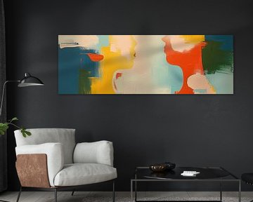 Abstract Gezichten van Blikvanger Schilderijen