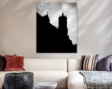 Silhouet Elster Toren van Nicky Kapel