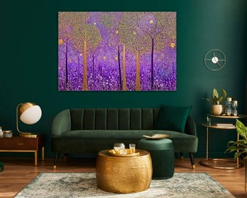 Purperen Spiralenbos van Whale & Sons