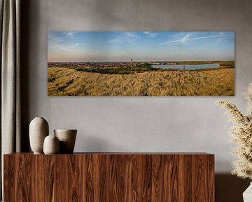 Westkapelle drone panorama van MSP Canvas