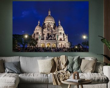 Basilique du Sacré-Cœur in Parijs. van Jaap van den Berg