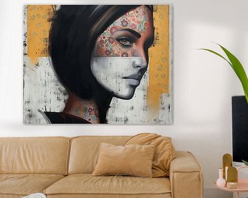 Intricate Beauty Within Grunge by Wonderful Art