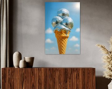 IJshoorn met Zilveren Glamour van But First Framing