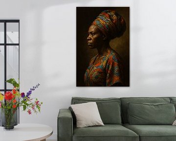 Portret van een Afrikaanse Vrouw van But First Framing