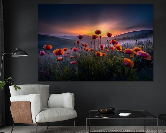 Example of the artwork in a room