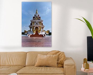 Traditional architecture in an urban setting