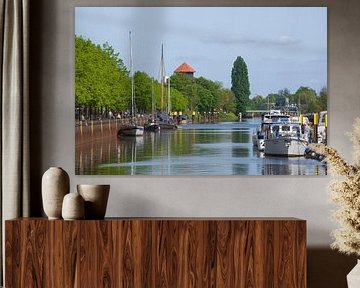 Oldenburger Hafen, Oldenburg in Oldenburg, Niedersachsen, Deutsc